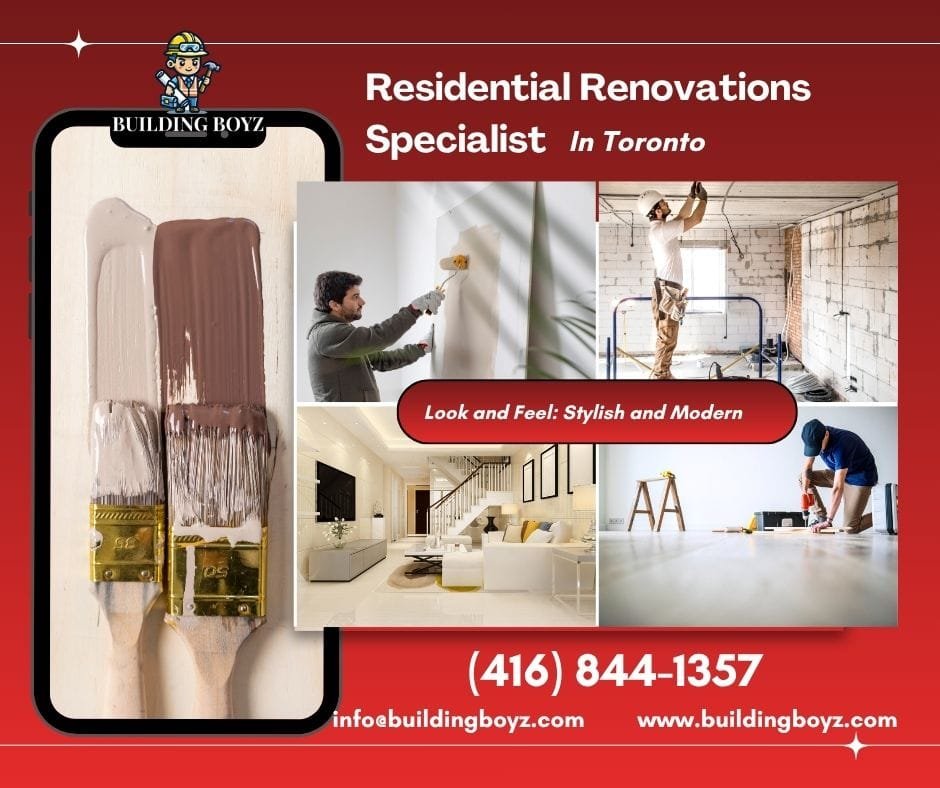 Residential renovations specialist in Toronto