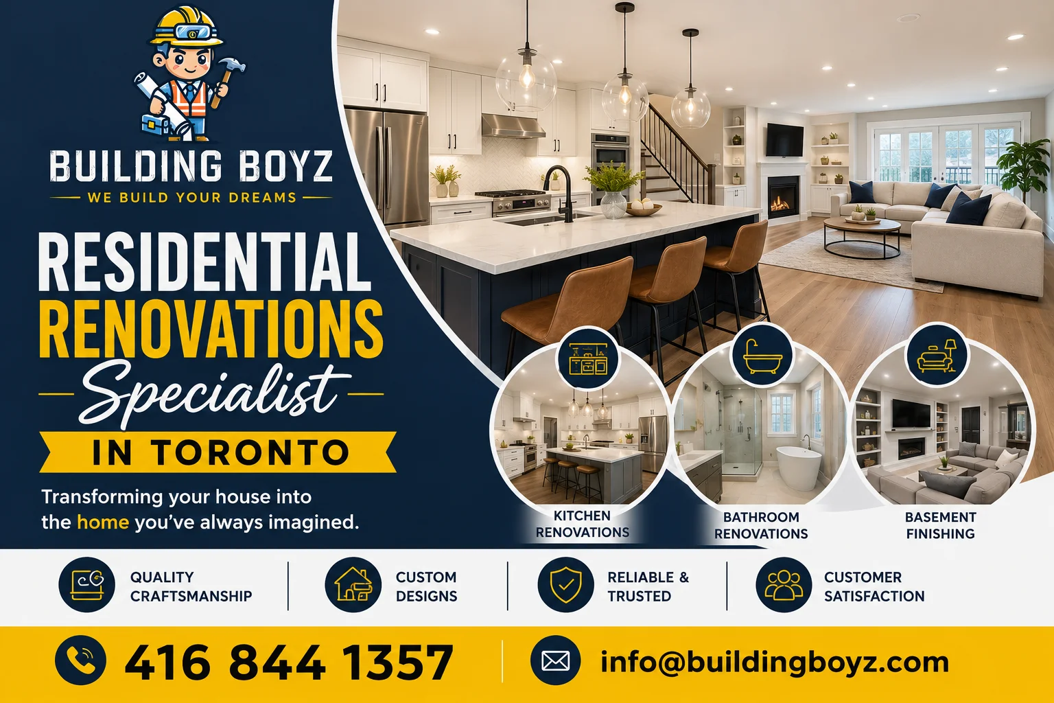 Residential Renovations Specialist in Toronto